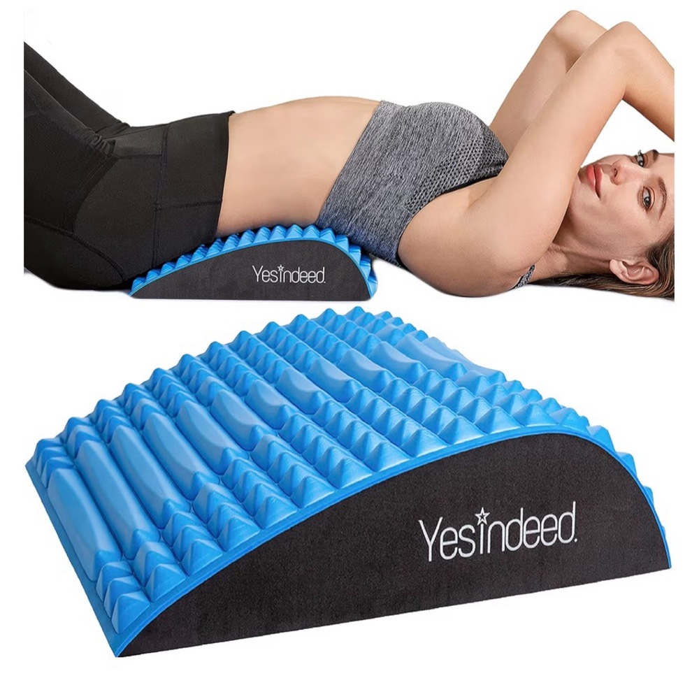 Blue Back Support Pillow